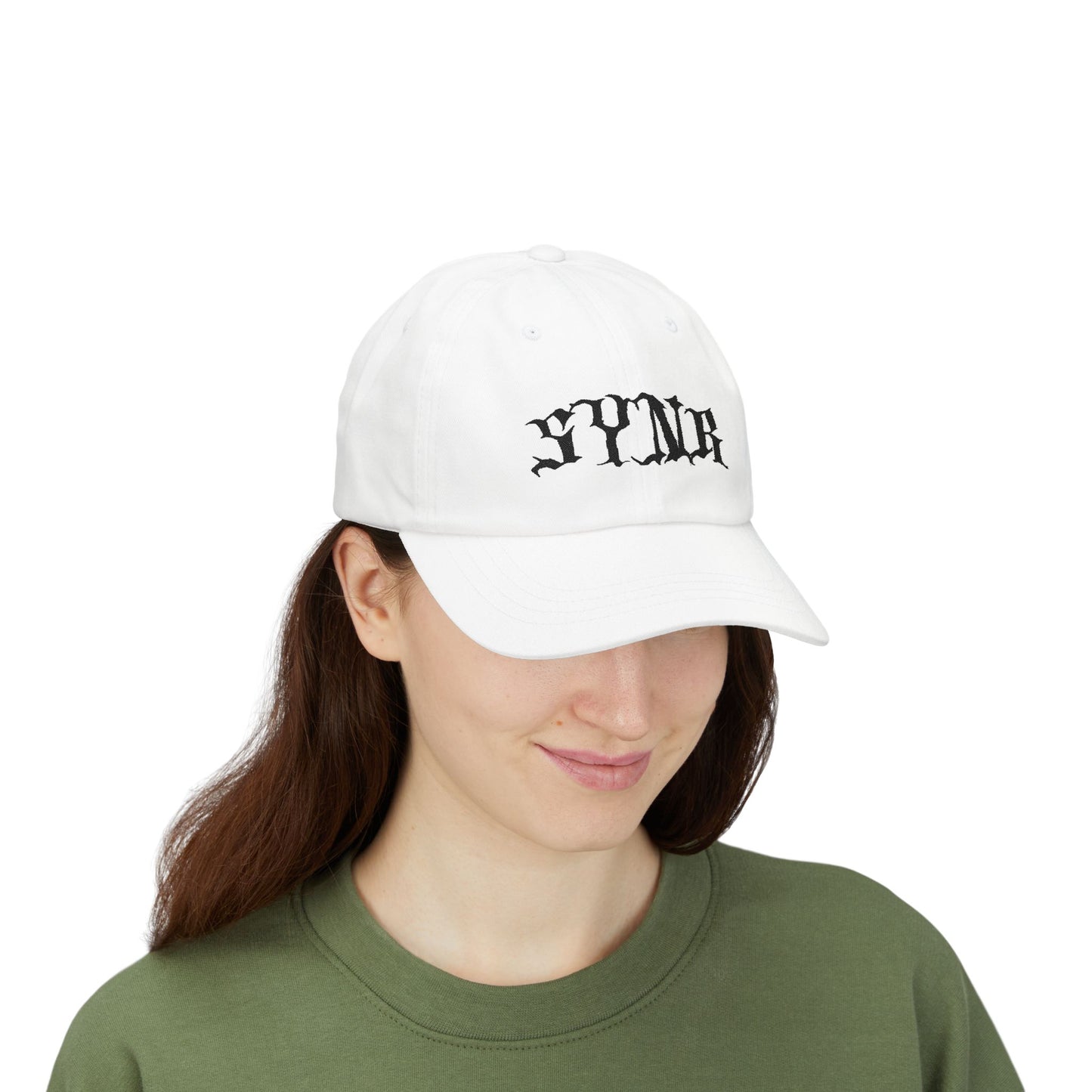 Dad Hat - SYNR White Goth Hat