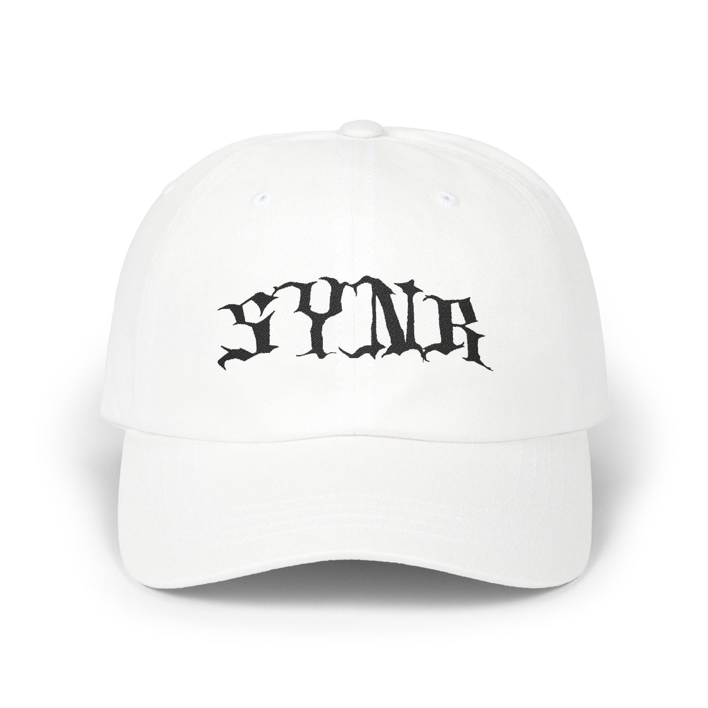 Dad Hat - SYNR White Goth Hat