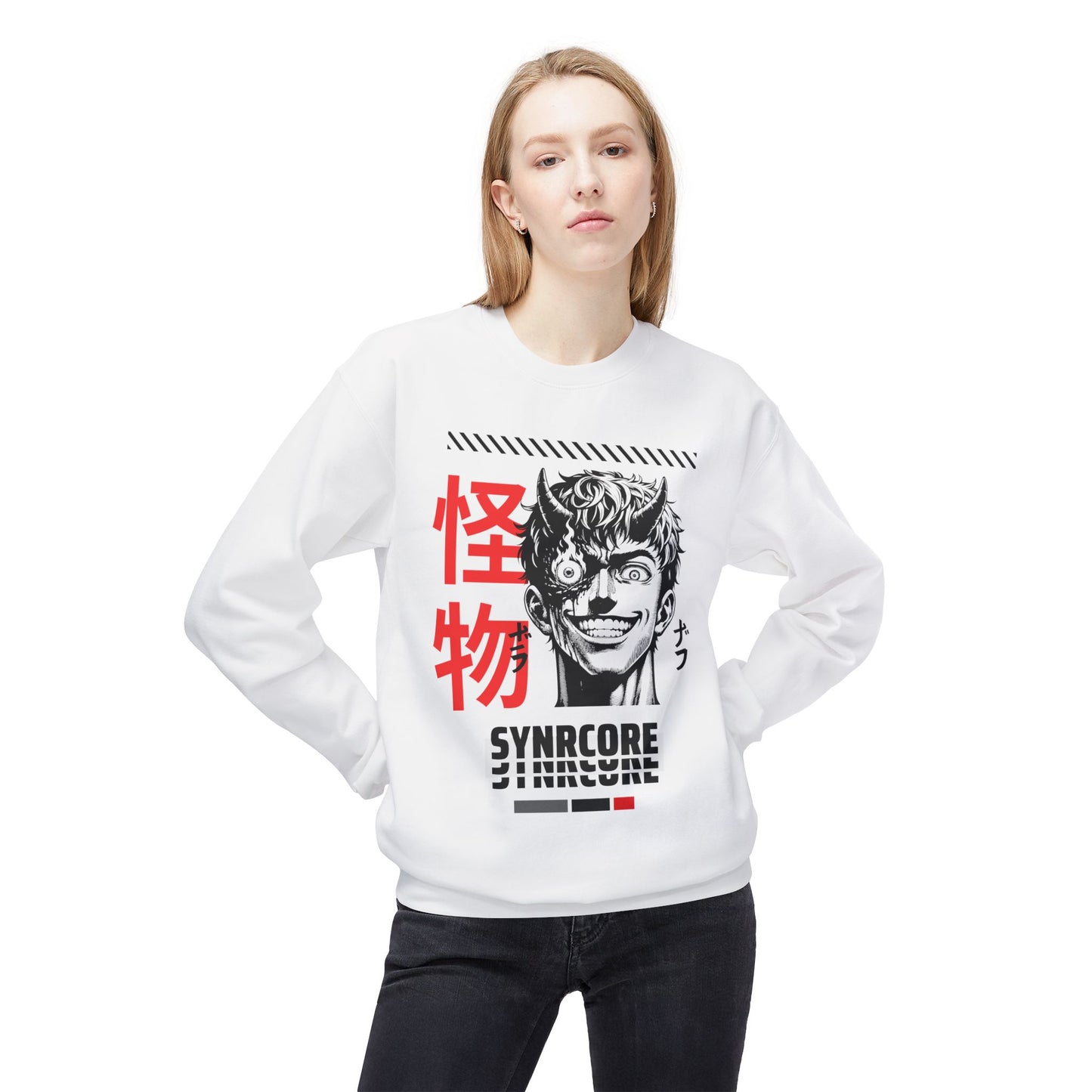 Oversized Sweatshirt - Devil Boy Anime Sweatshirt