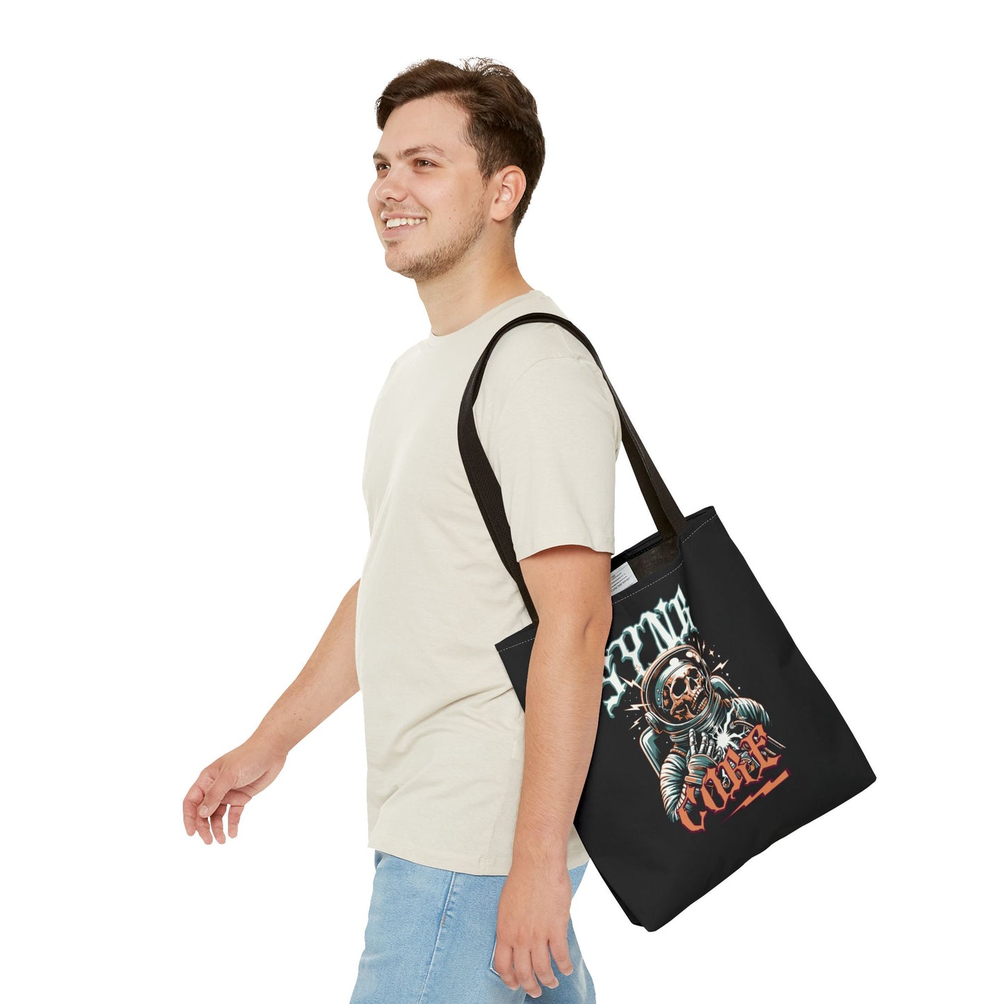 Tote Bag - Vintage Astronaut Cyberpunk Bag