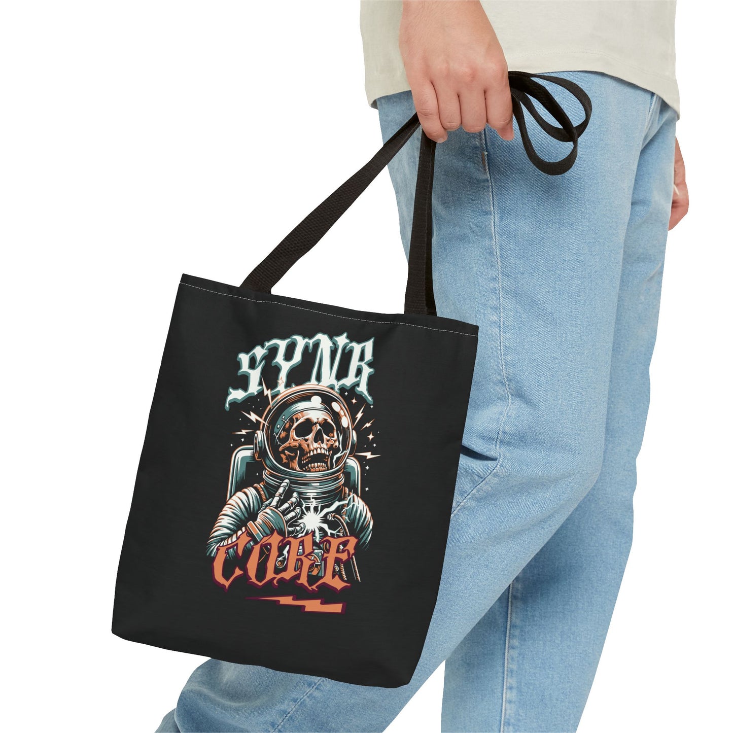 Tote Bag - Vintage Astronaut Cyberpunk Bag