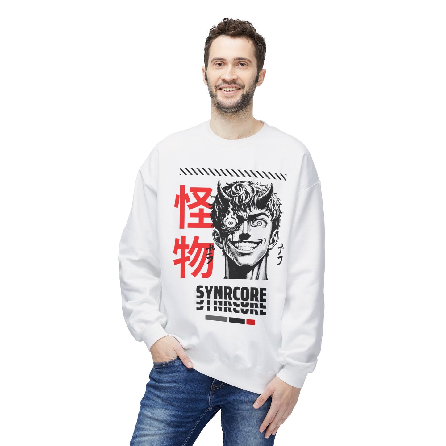 Oversized Sweatshirt - Devil Boy Anime Sweatshirt