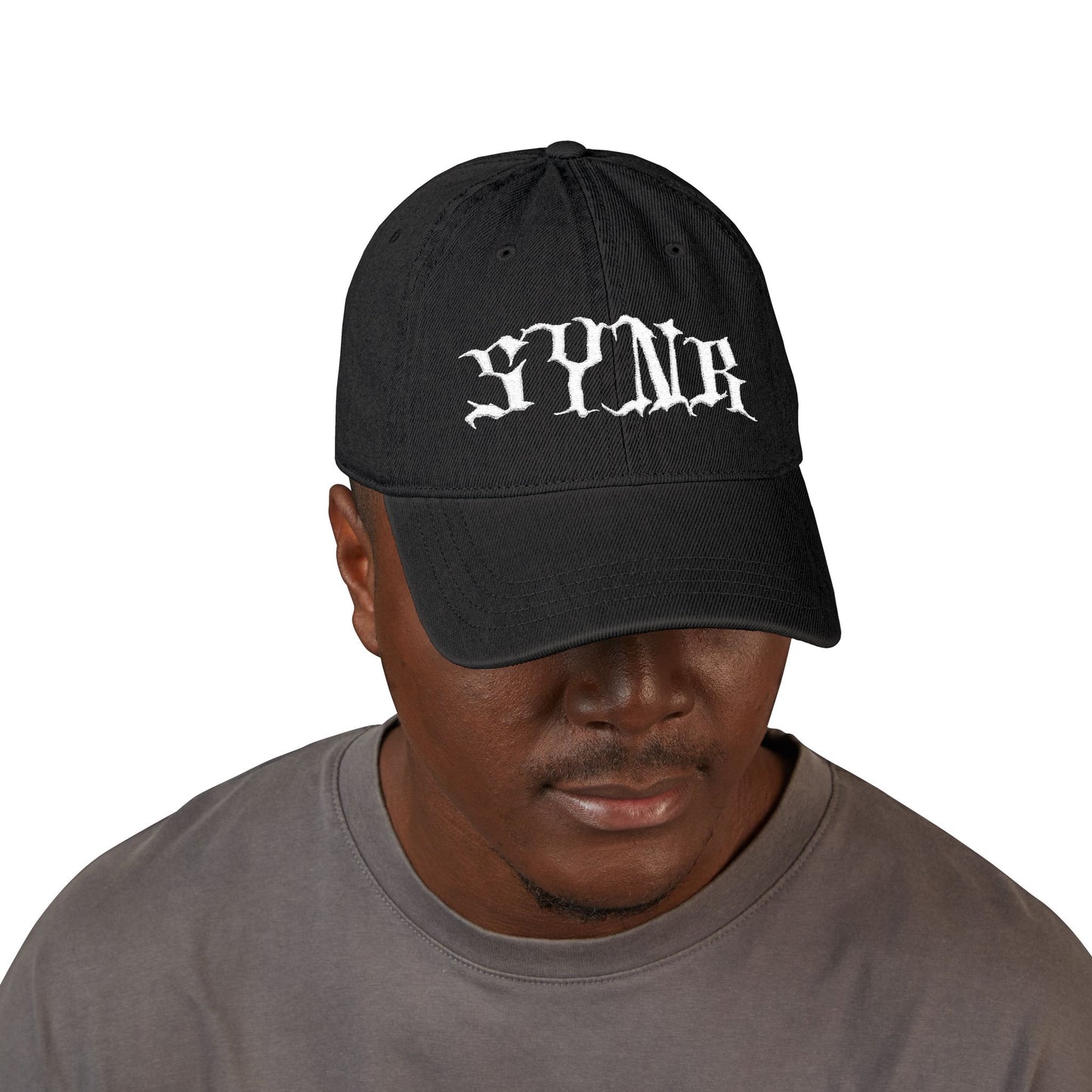 Dad Hat - SYNR Black Goth Hat