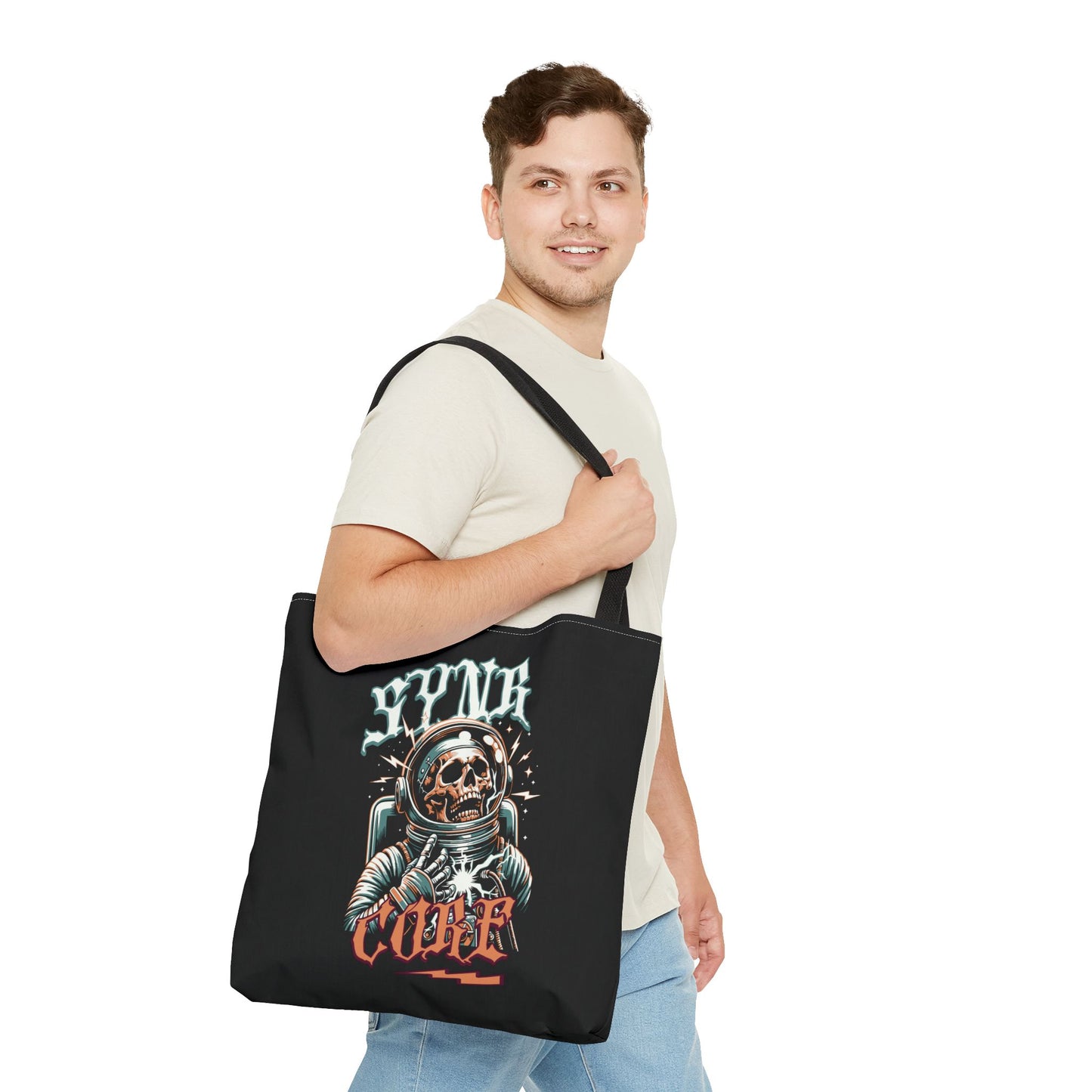 Tote Bag - Vintage Astronaut Cyberpunk Bag