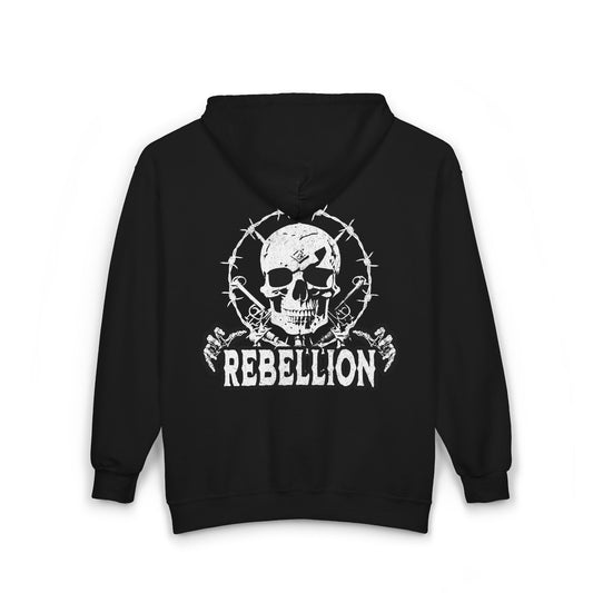 Goth Outfit - Rebellion Zip Hoodie