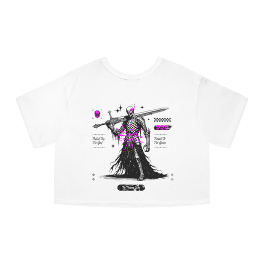 Goth Tshirt - The Undead King Cropped T Shirt