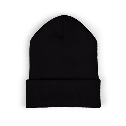 Goth Hat - SYNR Cuffed Embroidered Beanie Cap