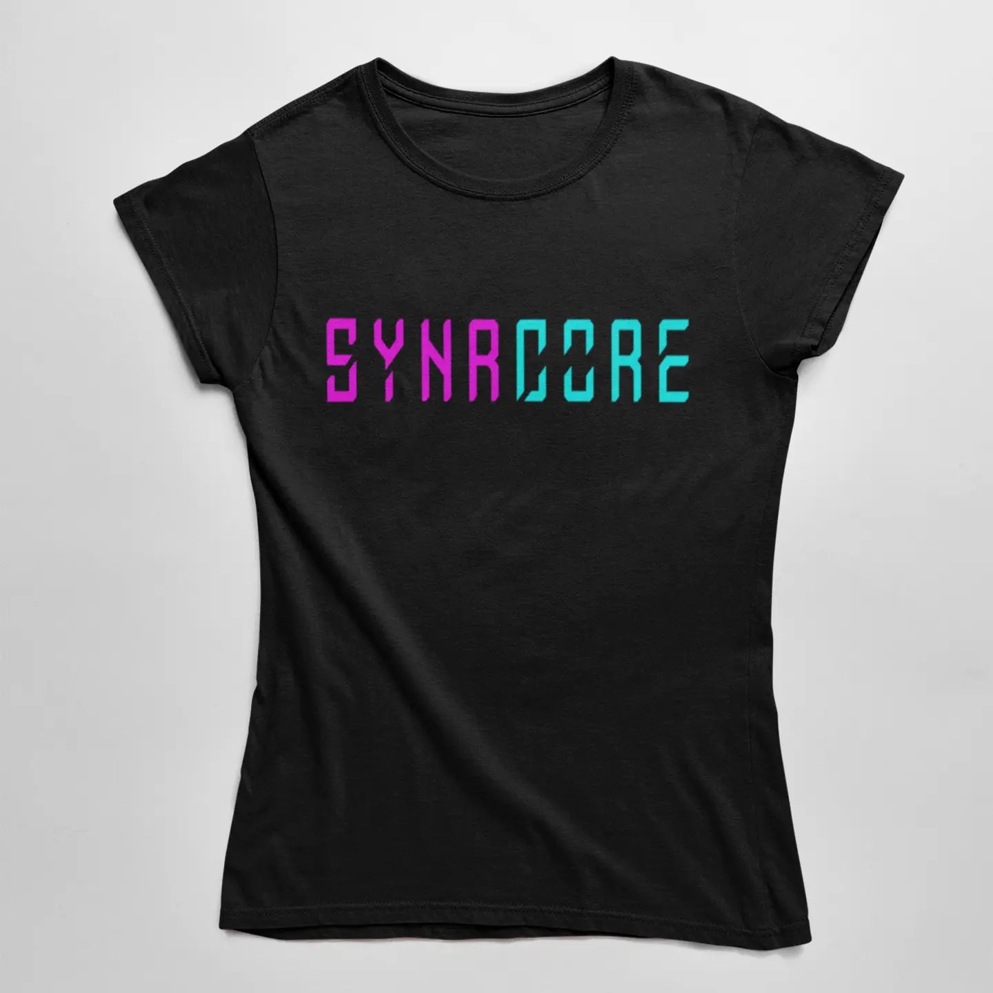 Fight the System Cyberpunk Wholesale Tee Shirts Bulk T-shirt, back view on white background