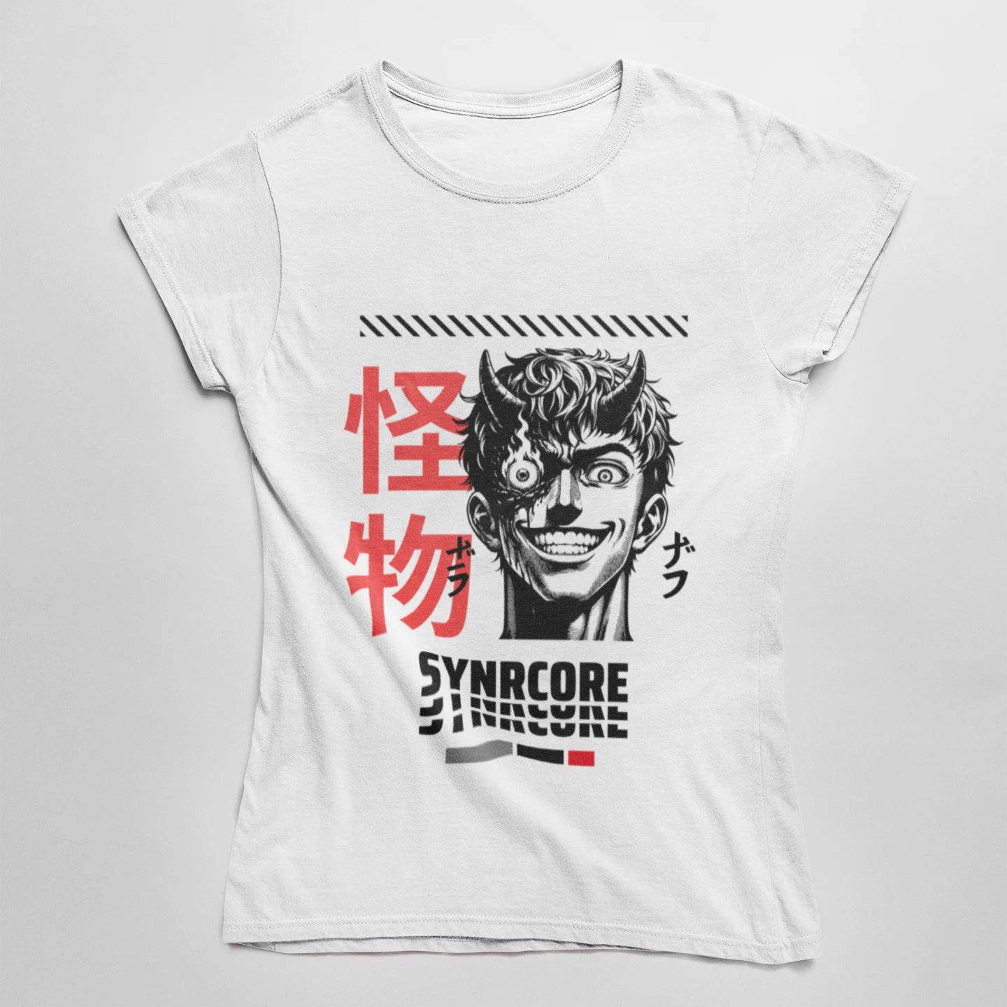 Devil Boy Anime Wholesale Tee Shirts Bulk T-shirt, front view on white background